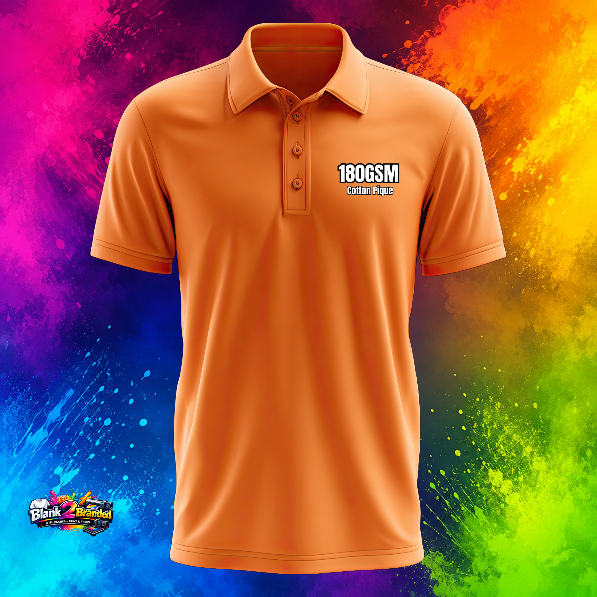 Unisex Cotton Pique Polo Shirt | Custom Branded – Blank2Branded